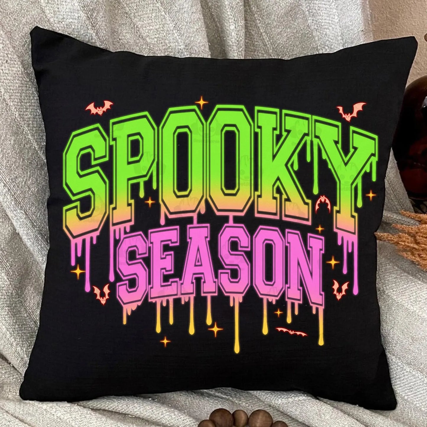 Spooky Season Halloween Design – Custom T-Shirt, Pillow, Tumbler, Mug & More